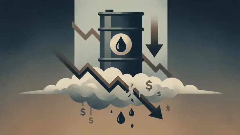 Цена нефти марки Brent опустилась ниже $85 за баррель