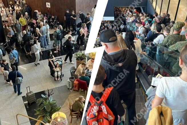 В Шереметьево отменили 174 рейса, задержали — почти 50 | Источник: читатель MSK1.RU, «Осторожно, Москва» / T.me