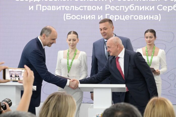 Денис Паслер укрепляет сотрудничество Свердловской области с Сербией и Узбекистаном на ИННОПРОМ-0