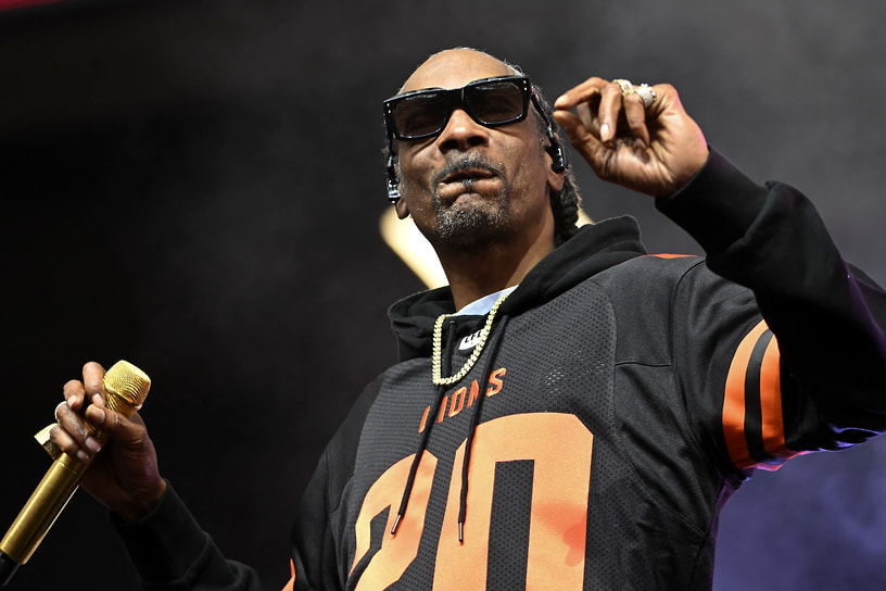 Выступление Snoop Dogg на стадионе BC Place перед матчем английской футбольной лиги «Эдмонтон Элкс» и «Британские львы» в Ванкувере, 2025