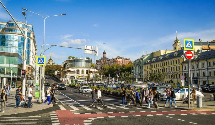 На Цветном бульваре провели благоустройство