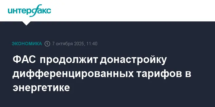 ФАС и Минэнерго совершенствуют дифференцированные тарифы в электроэнергетике-0