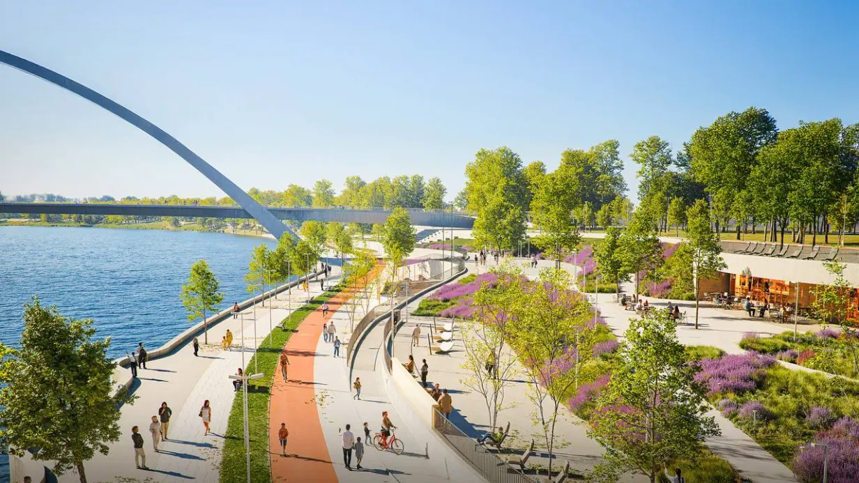 Собянин: Две благоустроенные набережные появятся в Мневниковской пойме