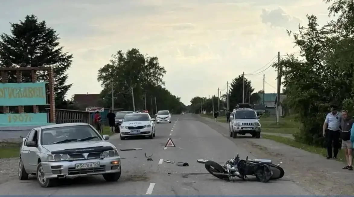 Место ДТП в Рощино Прокуратура Приморья