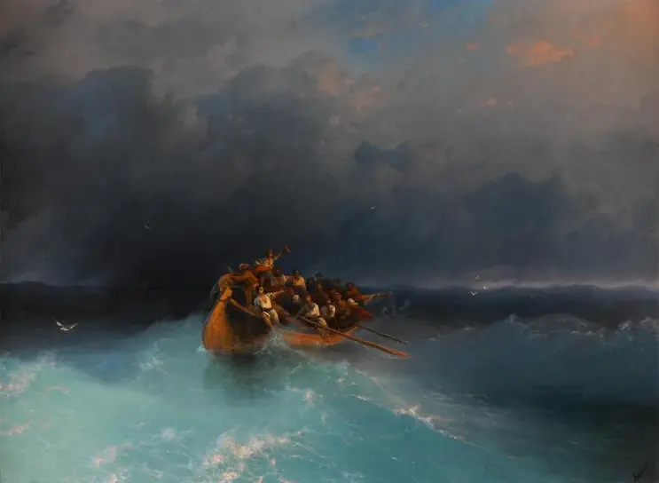 Иван Айвазовский. «Выжившие», 1878