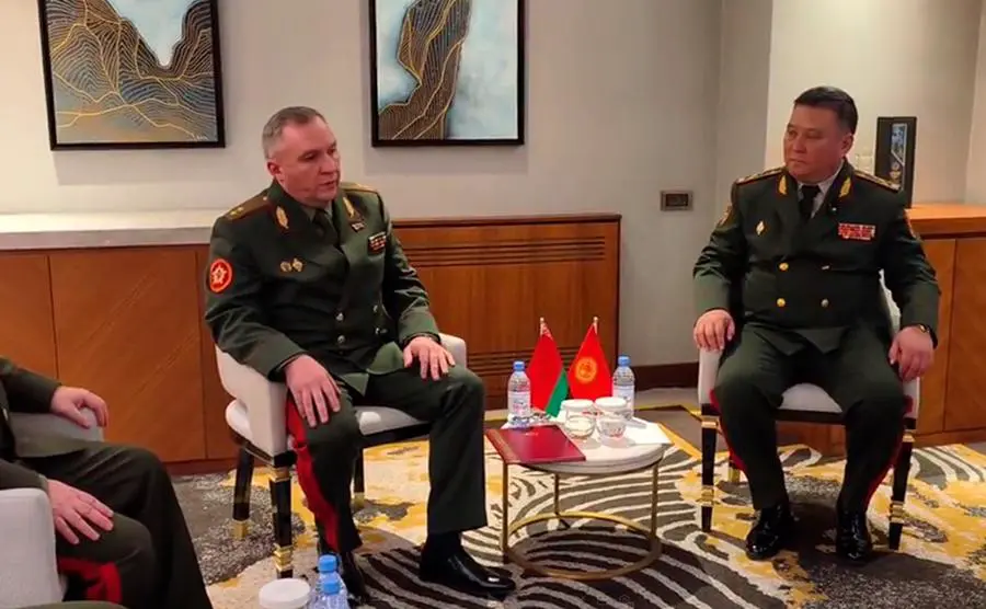 Виктор Хренин и Руслан Мукамбетов (Министерство обороны Республики Беларусь)