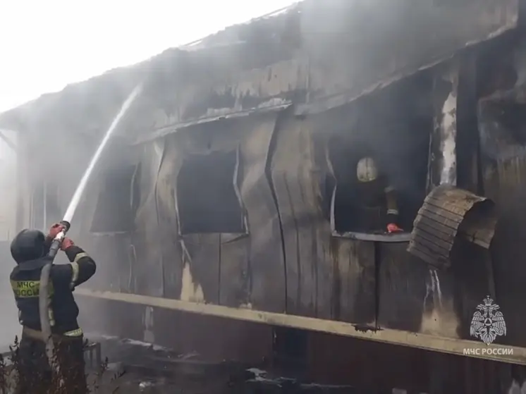 В зауральском селе Каширино сгорел фельдшерско-акушерский пункт