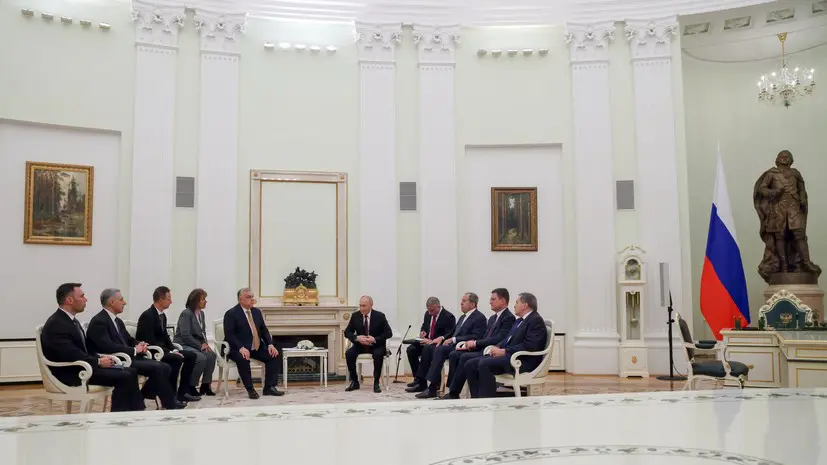 Telex: переводчица Орбана неверно передала ему слова Путина о торговле и Украине