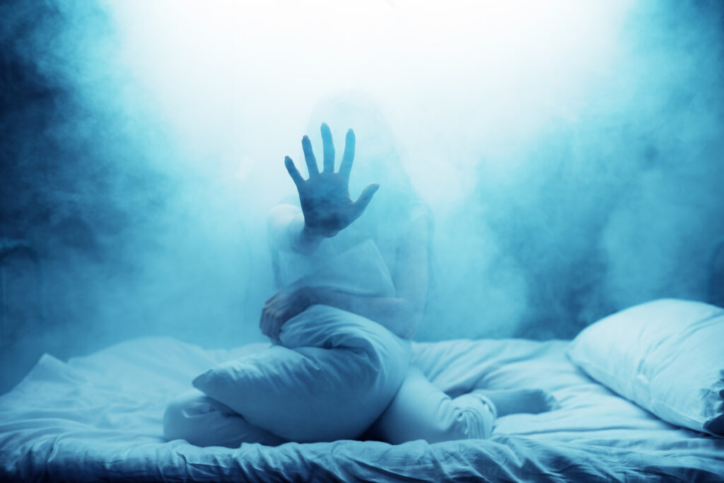 Иллюстрация сонного паралича