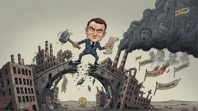 Эксперт де Латтр обвинил Макрона в разрушении французской промышленности