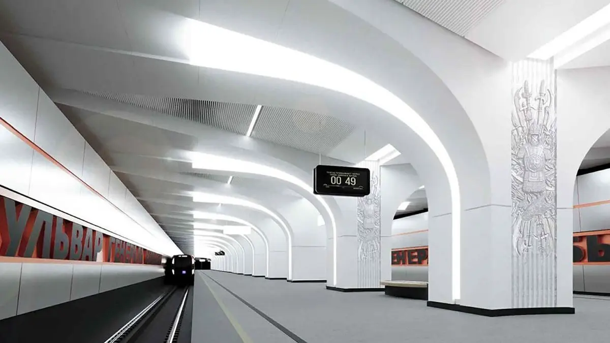 Владимир Ефимов: На станции «Бульвар Генерала Карбышева» завершаются монолитные работы