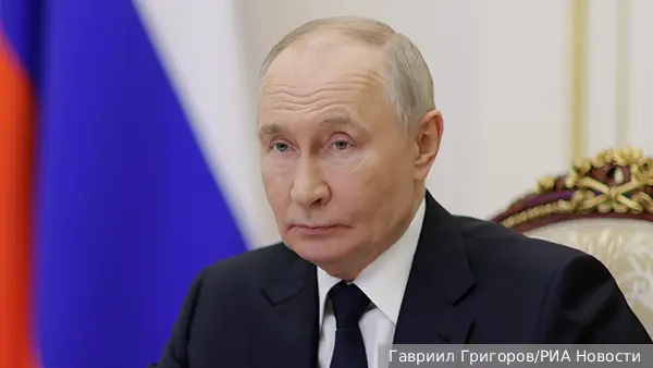 Путин назвал террористической атакой нападение на российский газовоз