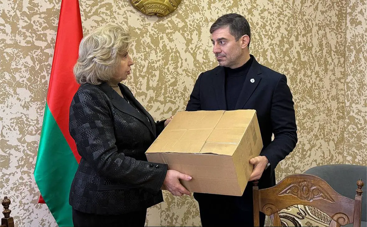 Татьяна Москалькова и Дмитрий Лубинец (dmytro_lubinetzs / Telegram)