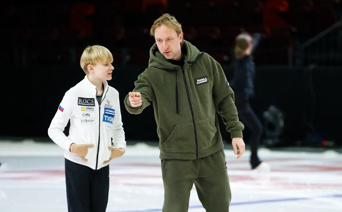 Александр и Евгений Плющенко (Ilya Moskovets / Ura.ru / Global Look Press)