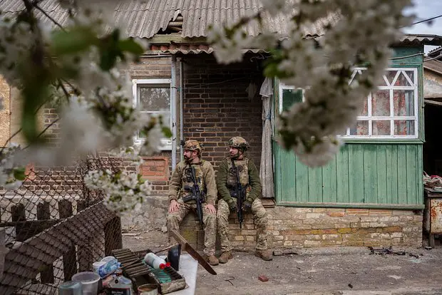 Украинские военные в Донецкой области