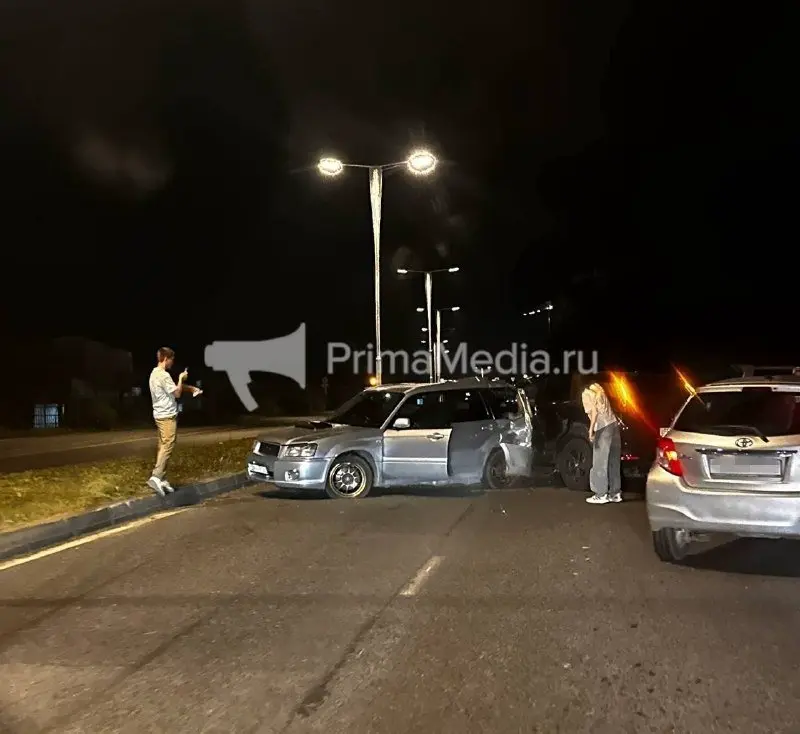 ДТП с пострадавшими произошло на Русском острове во Владивостоке ИА PrimaMedia