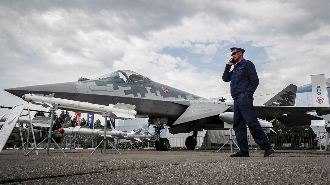 Пять стран проявляют интерес к приобретению российского истребителя Су-57 Международный военно-технический форум «Армия-2023» продолжается в Подмосковье
