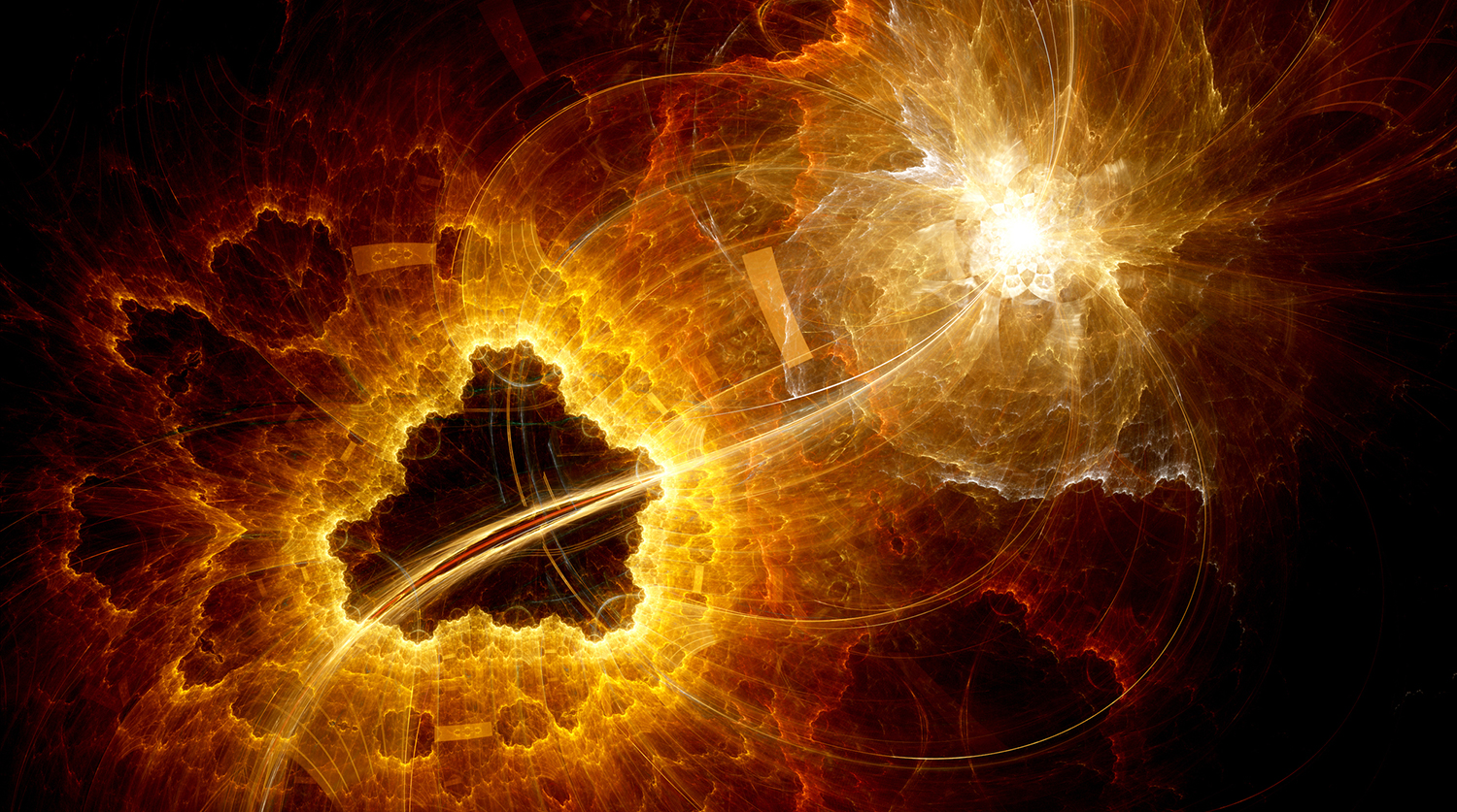 Происхождение темной материи в Большом взрыве Dark matter explosion in space