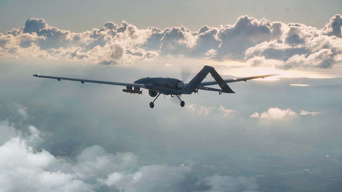 Bayraktar,Tb2,,High-altitude,Long-endurance,,Unmanned,Combat,Aerial,Vehicle.,Bayraktar,Tb2