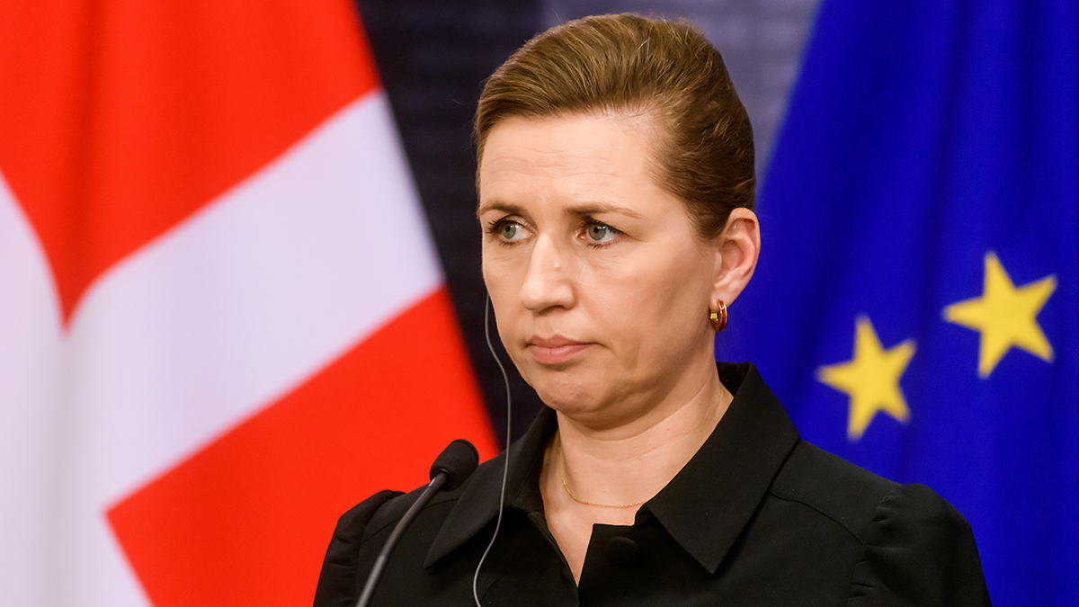Riga,,Latvia.,31st,March,2022.,Mette,Frederiksen,,Prime,Minister,Of