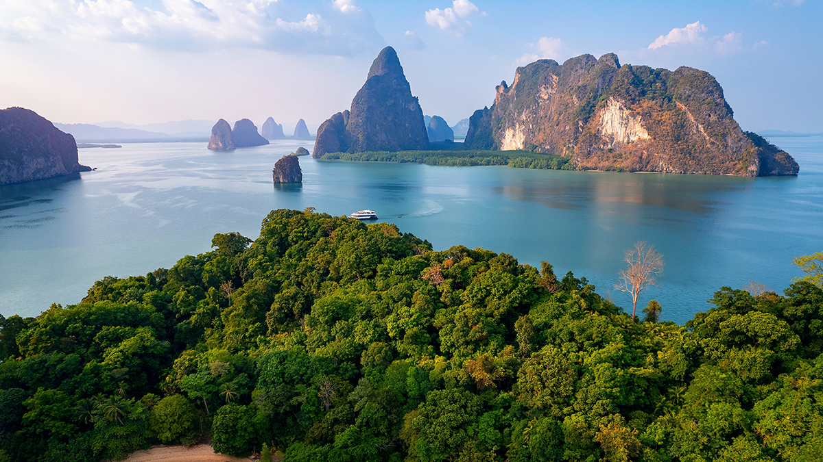 Drone,Landscape,Phang,Nga,River,And,National,Park,With,Mangrove