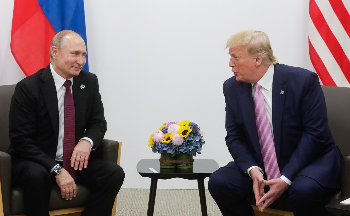 Владимир Путин и Дональд Трамп (Михаил Метцель / ТАСС)