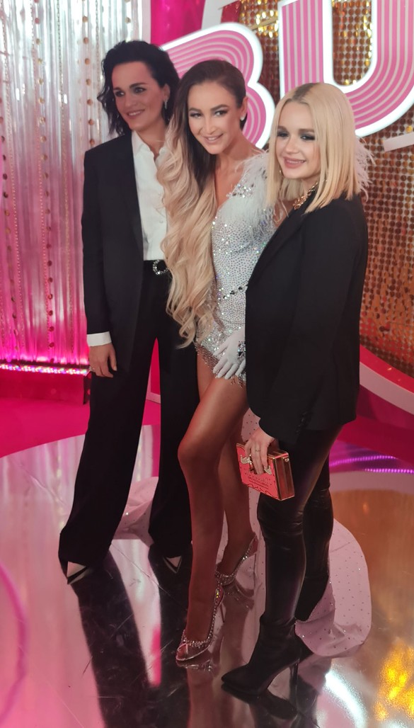 Ольга Бузова, певица Слава и дочь Александра. Фото: Феликс Грозданов/Дни.ру