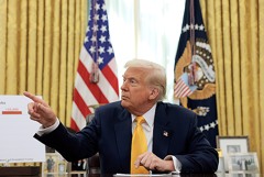 President Trump Delivers Remarks From The Oval Office