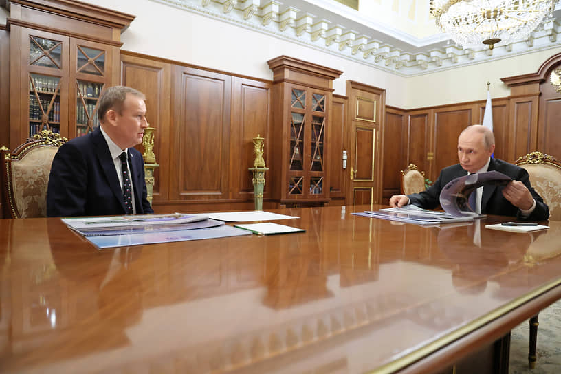 Владимир Путин одобрил стремление Александра Дрозденко продолжить работу в Ленинградской области-0