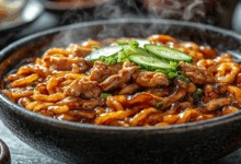 Аппетитный рецепт лапши Чачжанмён с курицей из Доширака за 5 шагов appetitnyj reczept lapshi chachzhanmyon s kuriczej iz doshiraka za 5 shagov-dmvv-ru-174581497500-0