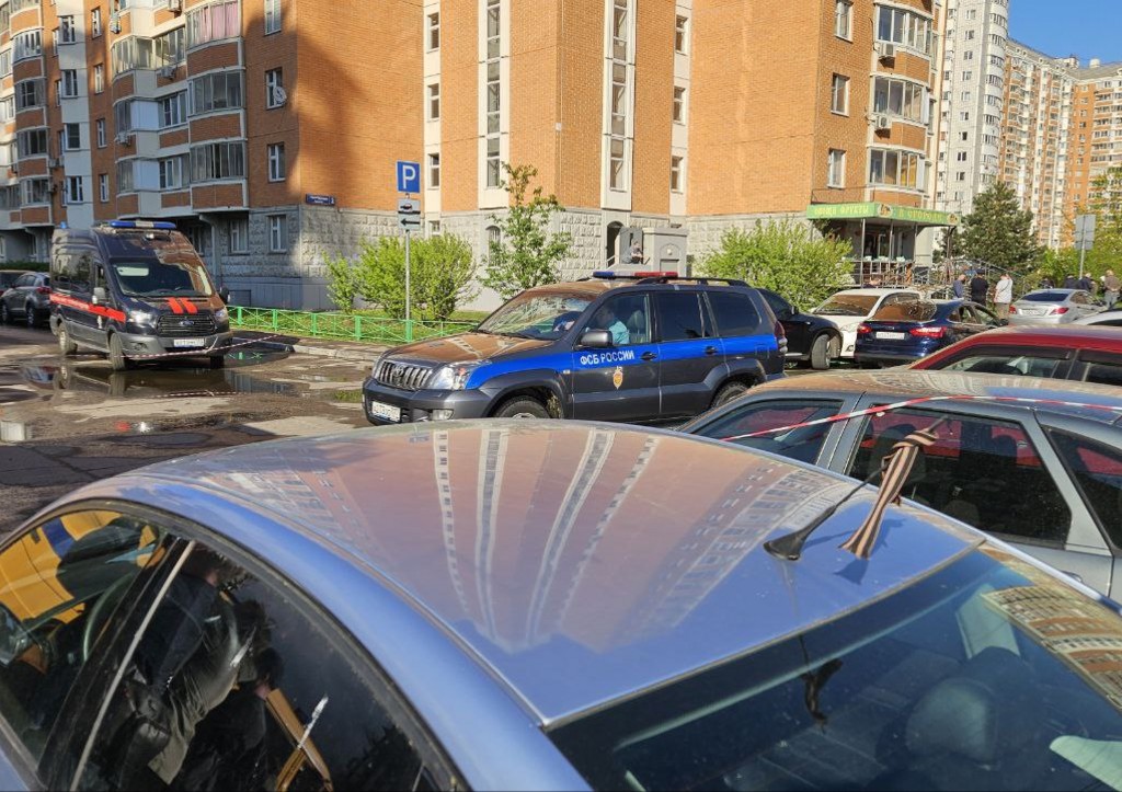 На месте взрыва в Балашихе