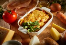 Гратен с ветчиной и сыром - аппетитный ужин за 30 минут graten s vetchinoj i syrom appetitnyj uzhin za 30 minut-dmvv-ru-174516213100-0