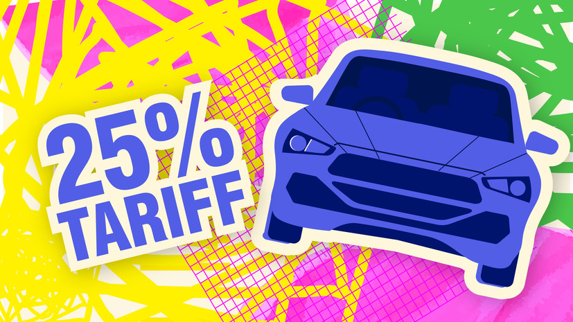 В Канаде заявили о введении пошлины в 25% на импортируемые из США автомобили