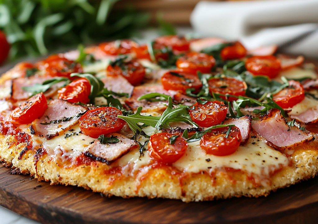 ПП-пицца из творожного теста с ветчиной! Улетный хит без вреда для талии