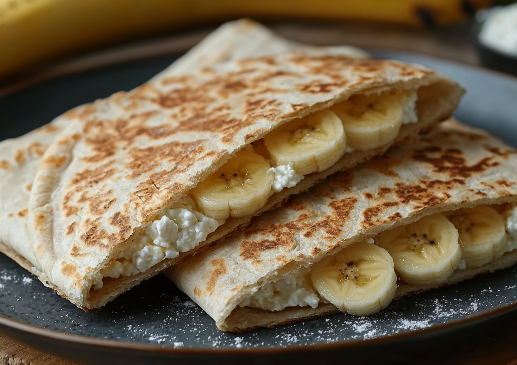 Конвертики с творогом и бананом — идеальный завтрак за 10 минут!