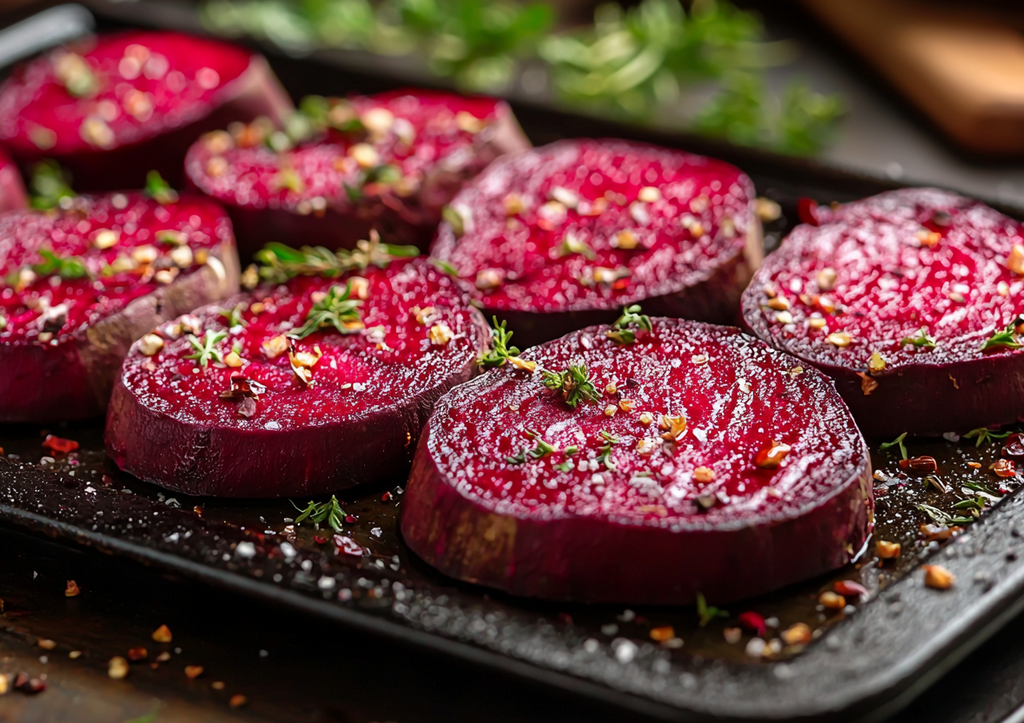 Лучший рецепт свеклы дольками в духовке