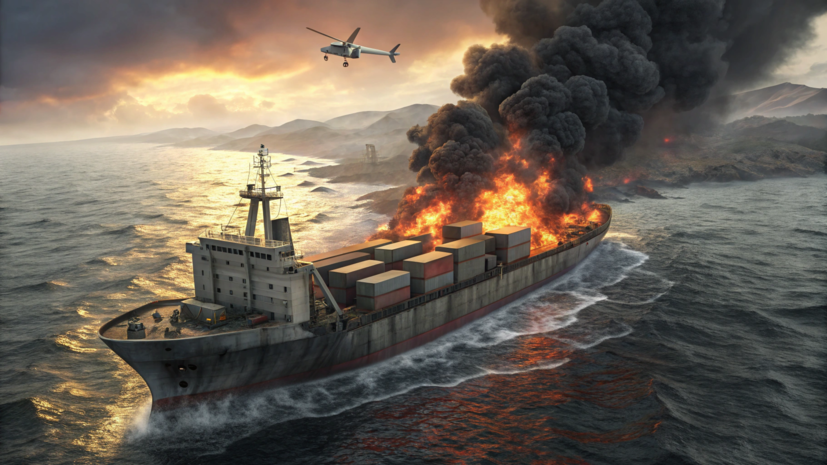 CNN: судно с гумпомощью для Газы тонет у берегов Мальты после атаки БПЛА