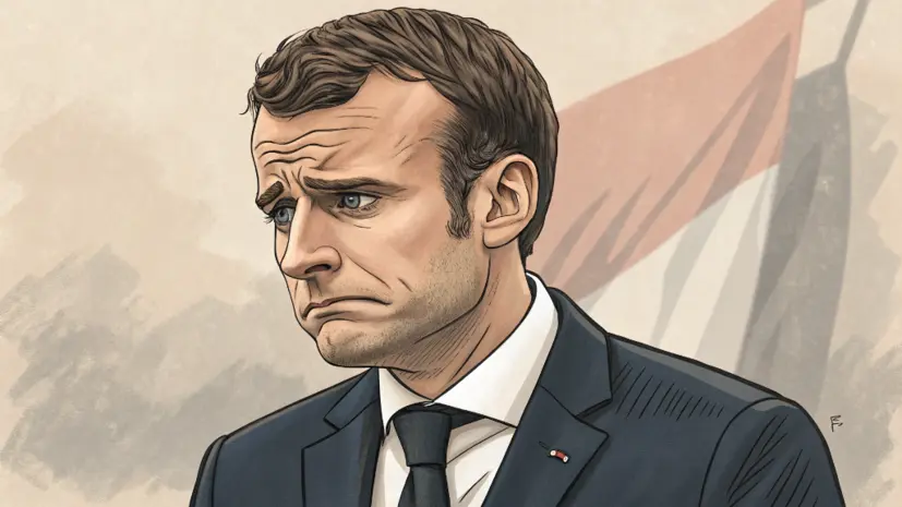 Макрона призвали обратиться в службу помощи жертвам насилия из-за удара по губам