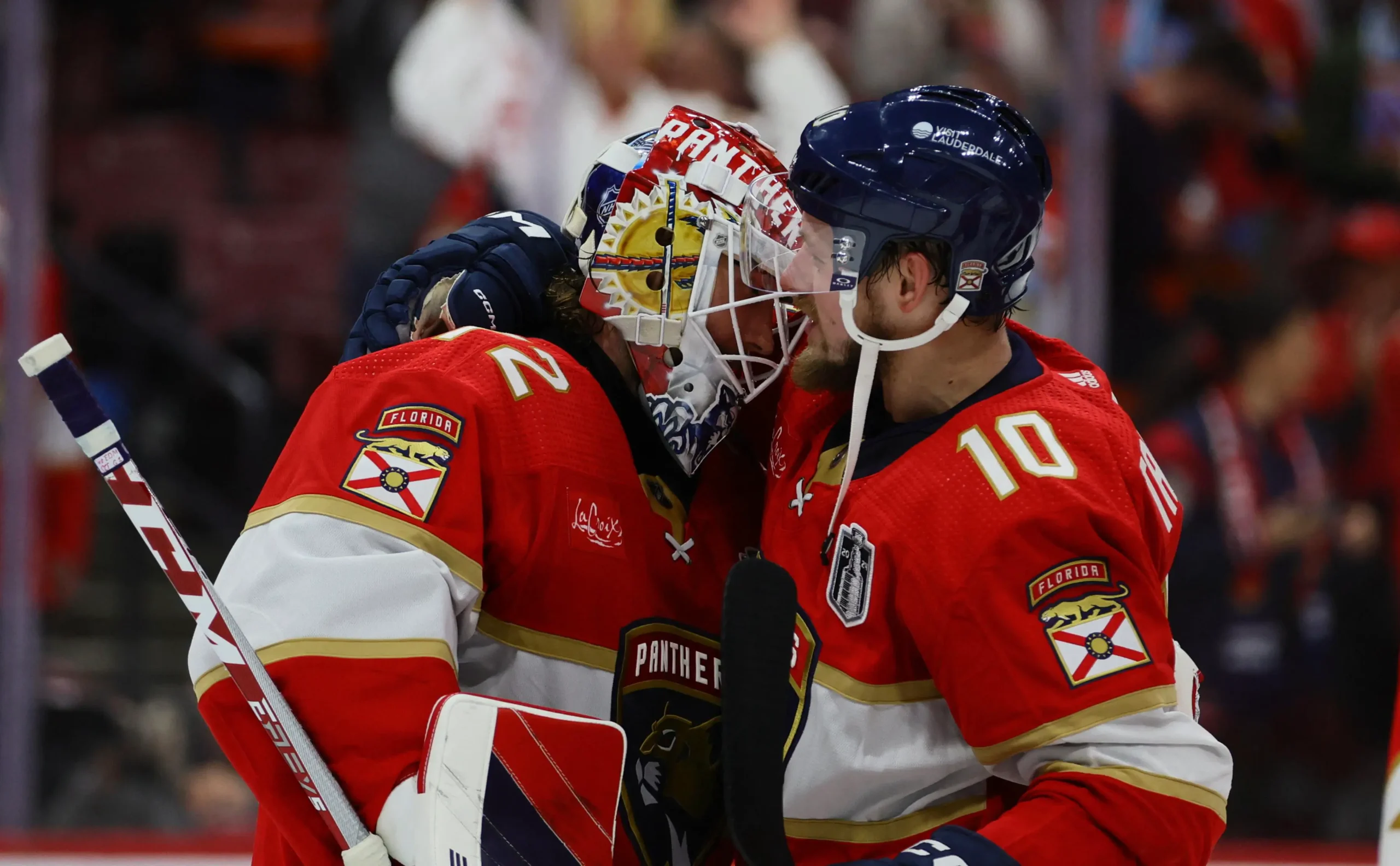 Сергей Бобровский и Владимир Тарасенко (Reuters)