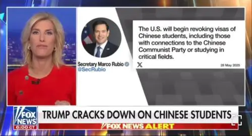 Рубио: США начнут отзывать визы у китайских студентов