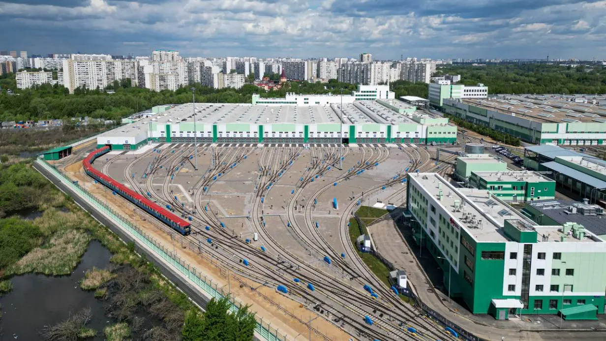 Собянин открыл электродепо «Южное» Замоскворецкой линии метро