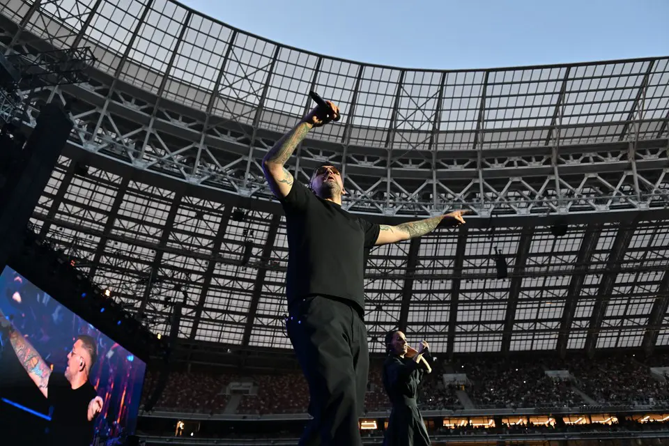 Баста собрал 75 тысяч зрителей на первом из двух запланированных концертов в "Лужниках"