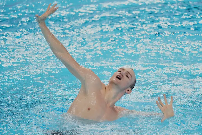 Александр Мальцев на чемпионате мира по водным видам спорта в Сингапуре