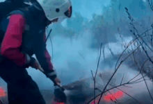 Алексей Вихарев и волонтёры борются с пожарами в Забайкалье aleksei viharev missia v zabaikalske