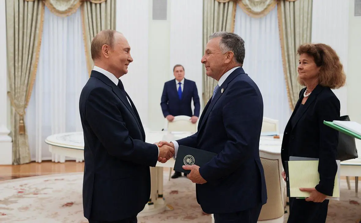 Владимир Путин и Стив Уиткофф во время встречи в Кремле, Москва, 6 августа 2025 г. (Гавриил Григоров / Sputnik / Reuters)