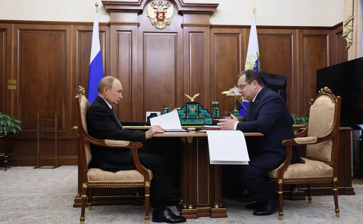 Владимир Путин и Ростислав Гольдштейн (Администрация Президента России)