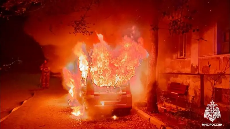 Пожар уничтожил легковой автомобиль в Находке Пресс-служба ГУ МЧС России по Приморскому краю