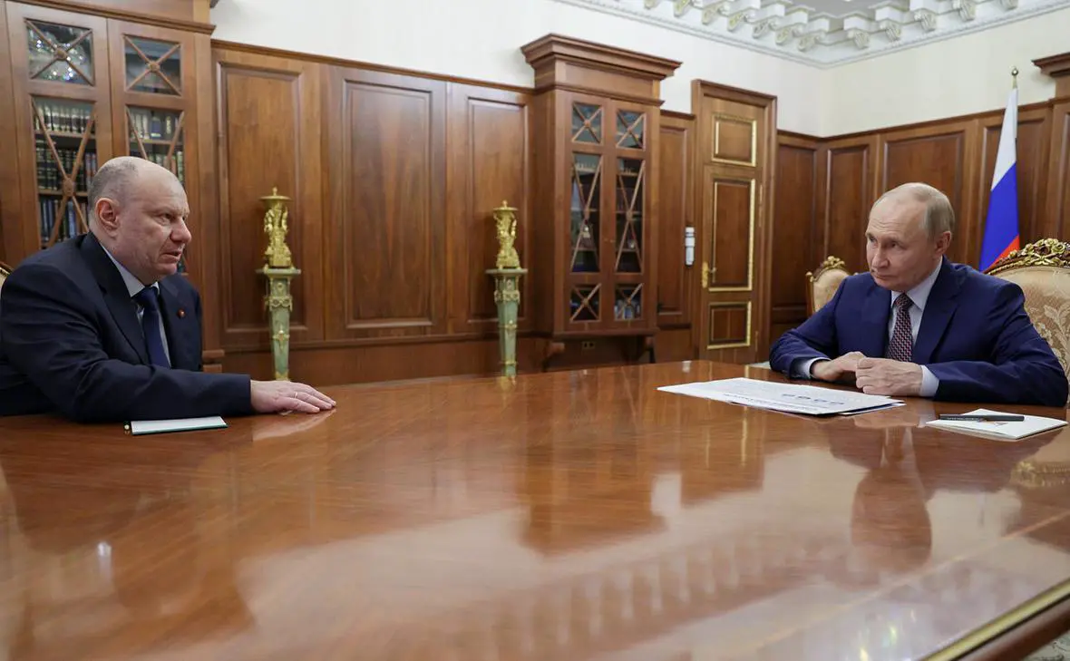 Владимир Потанин и Владимир Путин (Администрация Президента России)