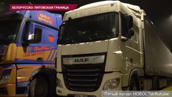 В Литве пригрозили ограничить транзит в Калининград из-за конфликта с Минском