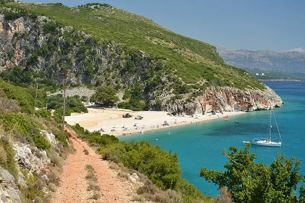 Вид на пляж Джипе